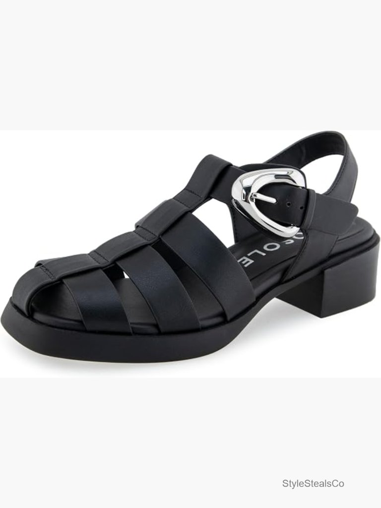 Women's Dapper Fisherman Sandal With Block Heel